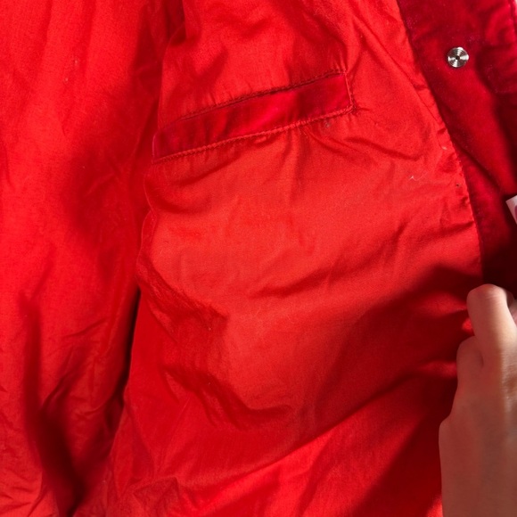 The Territory Ahead Velvet Red Botton Up Jacket Size XL - Picture 9 of 11